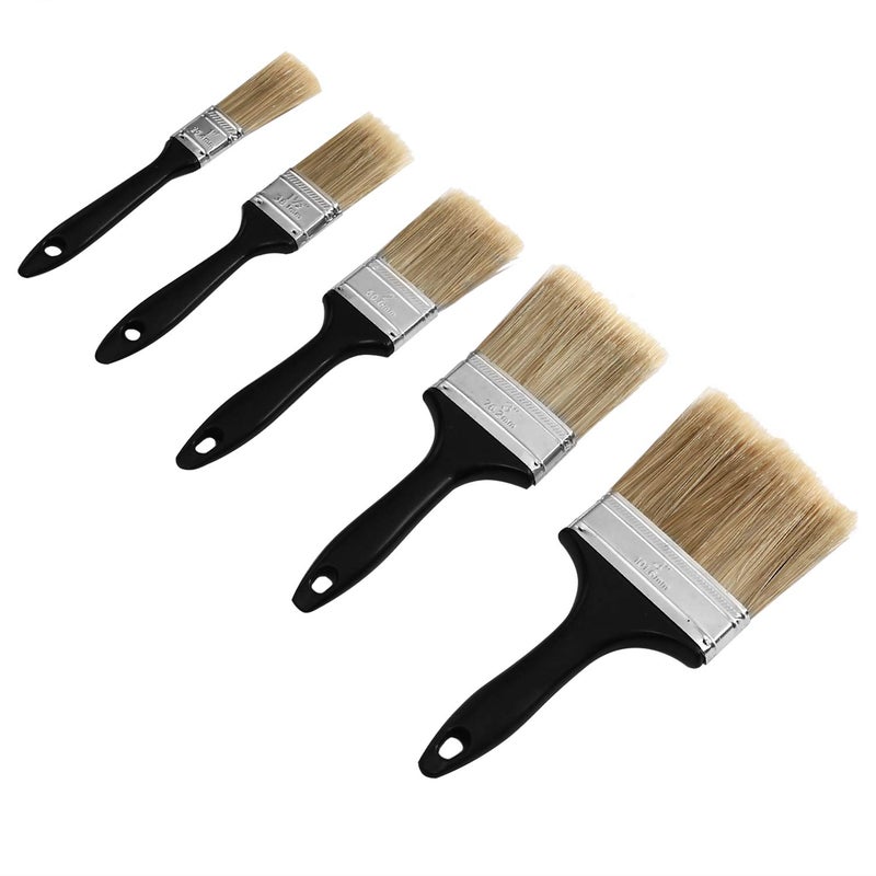 KINJOEK Paint Brush 6 Packs 3 Inch, Home Wall Trim House Chip Paintbrush Set, Professional Multi-Purpose Home Repair Tools for DIY Paint Stains Varnishes Glues Acrylics Cabinet Deck Fence Edge Door - Image 2